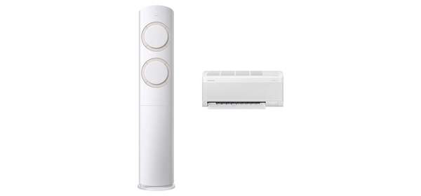 삼성전자 62.6㎡(19평) + 18.7㎡(5.7평) AI Q9000 홈멀티형 에어컨 AF60F19D11BRT + 리모컨 세트 방문설치, 일반배관형 AF60F19D11BRZ