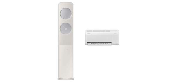 삼성전자 56.9㎡(17.2평) + 18.7㎡(5.7평) BESPOKE AI 무풍 클래식 홈멀티형 에어컨 AF70F17D24ER1T + 리모컨 세트 방문설치, 일반배관형