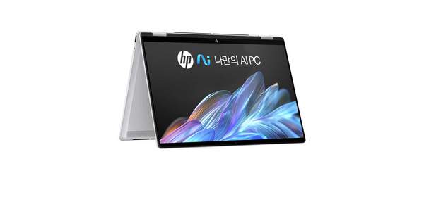 HP 2025 옴니북 X Flip 14 라이젠 AI 300 시리즈 AMD Radeon 840, Glacier Silver, 512GB, 16GB, WIN11 Home, 14-fk0025AU