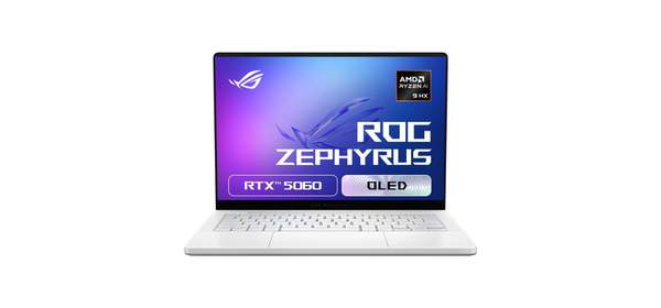 에이수스 2025 ROG 제피러스 G14 라이젠 AI 라이젠 AI 300 시리즈 지포스 RTX 5060, 플래티넘 화이트, 1TB, 32GB, WIN11 Home, GA403WM-QS017W