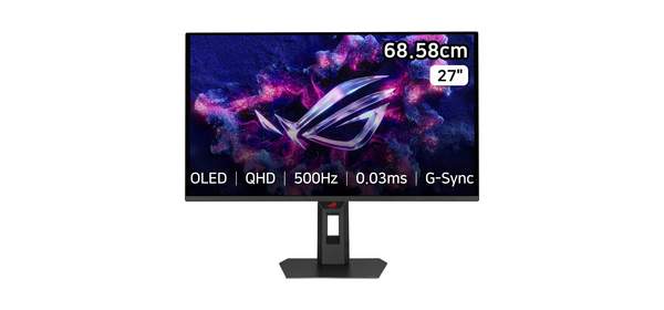 에이수스 QHD 500Hz 게이밍 모니터, 68.58cm, ROG Strix OLED XG27AQDPG