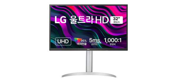 LG전자 4K UHD 울트라HD 모니터 방문설치, 80cm, 32UP830K 2