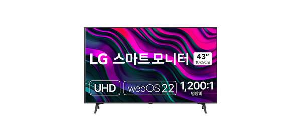LG전자 4K UHD 스마트 모니터 방문설치, 107.9cm, 43SQ720SW 2