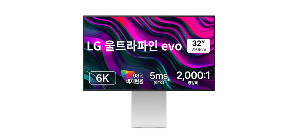 LG전자 6K UHD 울트라파인 evo 모니터 방문설치, 79.9cm, 32U990AS 2