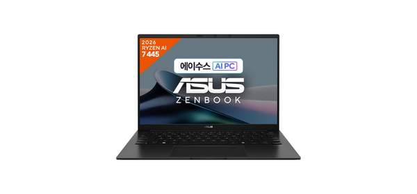 에이수스 2026 젠북 14 라이젠 AI 라이젠 AI 400 시리즈, 제이드 블랙, UM3406GA-QL151W, 1TB, 32GB, WIN11 Home