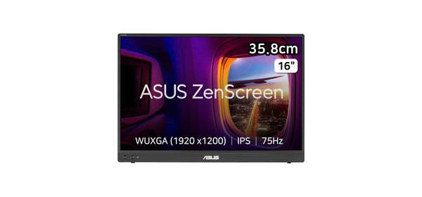 ASUS WUXGA Zenscreen 모니터, 35.8cm, MB16FC