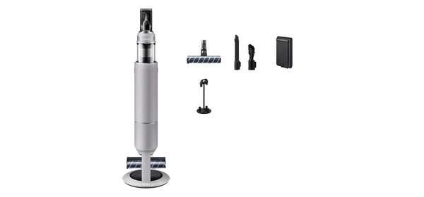 삼성전자 BESPOKE 제트 AI Lite 무선 청소기 280W 고객직접설치, 페블 그레이, VS28D950ACA 2