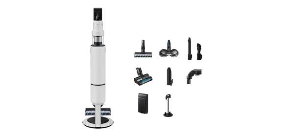 삼성전자 Bespoke 제트 AI 청소기 400W 침구브러시 패키지 고객직접설치, 새틴 그레이지, VS90F40CRG