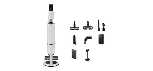 삼성전자 Bespoke 제트 AI 청소기 400W 고객직접설치, 새틴 그레이지, VS90F40CSG