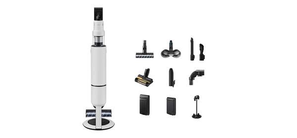 삼성전자 Bespoke 제트 AI 400W 스틱청소기 + 펫브러시 세트 VS90F40CNG 고객직접설치, 새틴 그레이지