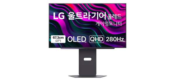 LG전자 QHD 울트라기어 올레드 게이밍 모니터 방문설치, 27GX700A, 67.3cm 3