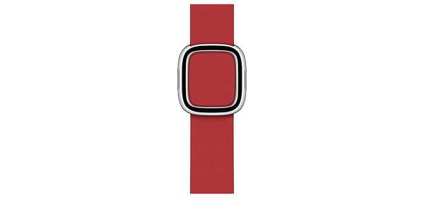 Apple 정품 애플워치 모던 버클 밴드, 스칼렛, 1개, 38/40/41mm, S 1