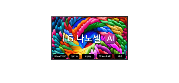 LG전자 4K UHD 나노셀 AI TV, 189cm(75인치), 75NANO90AKA, 벽걸이형, 방문설치 3