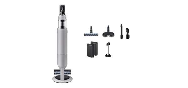 삼성전자 Bespoke 제트 AI Lite 청소기 280W VS28D952DCA + 물걸레 브러시 패키지 세트 고객직접설치, 페블 그레이