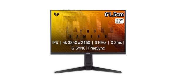 에이수스 4K UHD TUF GAMING 모니터, 61.5cm, VG27UQEL5A