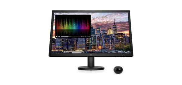 HP V24 FHD 1920x1080 모니터 번들 HDMI FreeSync 로우 블루 라이트 미니 블루투스 스피커가 포함된 전문가용 사운드 내장 마이크 및 사진용 리모컨 셔터, 24 inch, Black