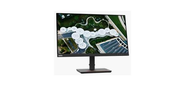 레노버 ThinkVision S24e-20 62AEKAR2WW 틸트 병원 학교 사무용 CCTV 24인치 모니터 A/S 3년, 60.45cm