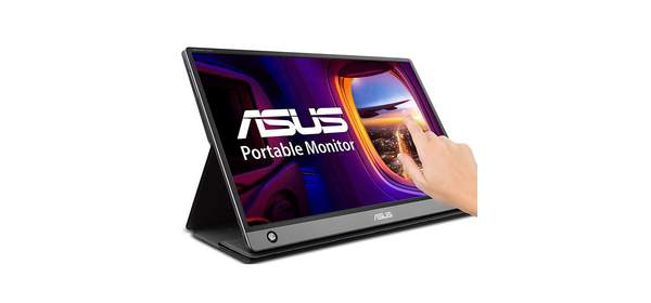 에이수스 FHD ZenScreen Touch USB & HDMI 휴대용 터치모니터, 39.6cm, MB16AMT