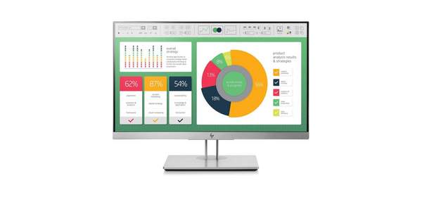 HP 엘리트디스플레이 E223 21.5인치 화면 LED 조명 모니터 실버1FH45AAABA 갱신 1