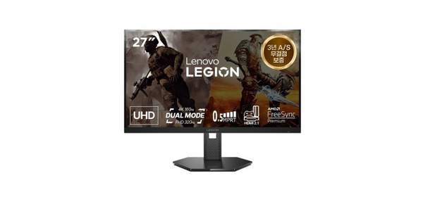 레노버 4K UHD FHD 듀얼모드 Fast IPS 게이밍 모니터, 68.5cm, (무결점) Legion 27U-10 (27인치)