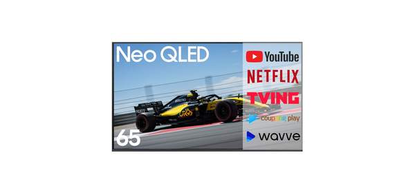 삼성전자 4K UHD NEO QLED 스마트 TV 65인치 OTT 65QN70F, 방문설치, 스탠드형, QN70F, 65인치(165cm)