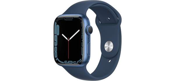 Apple Watch 시리즈 7GPS 41MM 스타라이트 스포츠 밴드가 있는 알루미늄 케이스프리미엄 리뉴얼