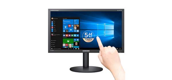 삼성 LS22E45K 터치모니터 피봇 높낮이 벽걸이 장비 포스 키오스크 업무용, 54.6cm, 22E45/22C45 1