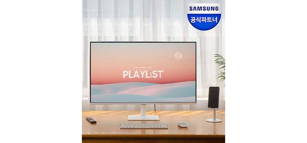 삼성전자 스마트모니터 M5 S27CM501 27인치 화이트 유튜브 넷플릭스 OTT 무선 덱스 DeX 미러링 오피스365 웹캠호환 IoT SmartThings, LS27CM501EKXKR 1