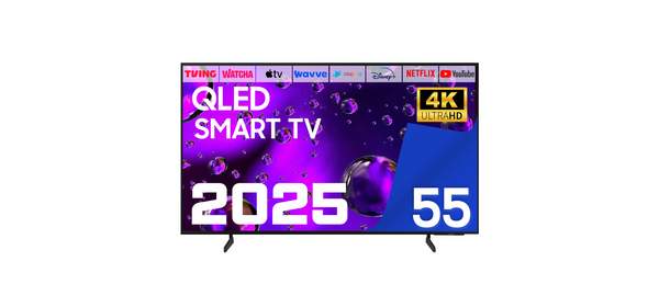 삼성 TV 55Q7F 25년형 QLED 4K 138cm(55인치) LED 스마트 티비 유튜브 넷플릭스 디즈니 미러링, 고객직접설치, 스탠드형, 55형 1