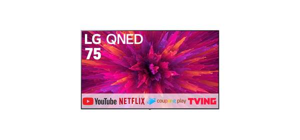 LG전자 75인치 최신형 초슬림베젤 나노셀 퀀텀닷 UHD 4K 스마트 TV 미러링 OTT 사용가능 75QNED85, 189cm-75인치, 스탠드형, 방문설치 1