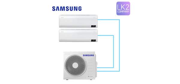 삼성 1등급 벽걸이 에어컨 2in1 6평+6평 올인원 멀티형 3in1 4in1 5in1 조합가능 설치비별도, 일반배관형, 삼성 1등급 6평+6평 2in1에어컨