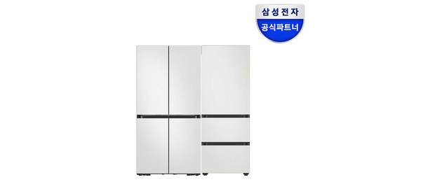 삼성 비스포크 키친핏 냉장고 김치냉장고 세트 RM70F63R2A+RQ33DB74D2AP 올코타화이트 1