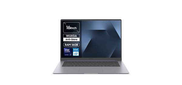 [삼성전자 공식파트너] 갤럭시북6 16인치(40.6cm) 코어Ultra5 인텔16세대 노트북 한컴오피스팩 동봉, T-A51A, WIN11 Home, 16GB, 512GB, 그레이 1