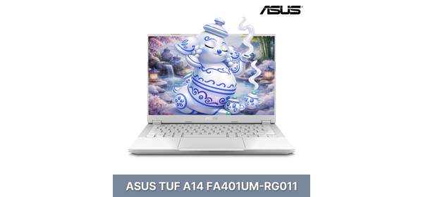 에이수스 2026 TUF 게이밍 A14 라이젠7 라이젠 200 시리즈 지포스 RTX 5060, A14 FA401UM-RG011, WIN11 Home, 32GB, 512GB, 문라이트 화이트 1