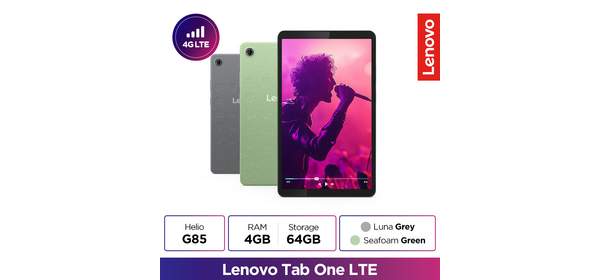 [Lenovo Certified] 레노버 Tab One 8.7 LTE, Wi-Fi+Cellular, 64GB, 그레이