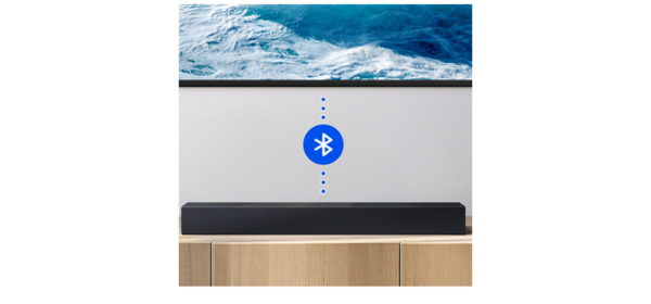 삼성전자 2.0채널 사운드바 빌트인 우퍼 서라운드 블루투스 스피커 깊고 웅장한 사운드 리모컨 바형/s, 블랙, B400