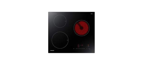 삼성전자 NZ63T5601AK 하이브리드 인덕션 하이라이트 겸용 3구 인덕션 2구 하이라이트 1구, 빌트인