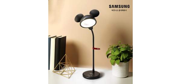 삼성 공부스탠드 학생 시력보호 독서등 LED 미키마우스 밝기조절 SI-GM9C09A1A6D