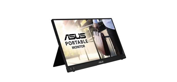 ASUS 젠스크린 15.6 인치 포터블 USB 모니터 MB166C, 16인치 USB-C 킥스탠드 1