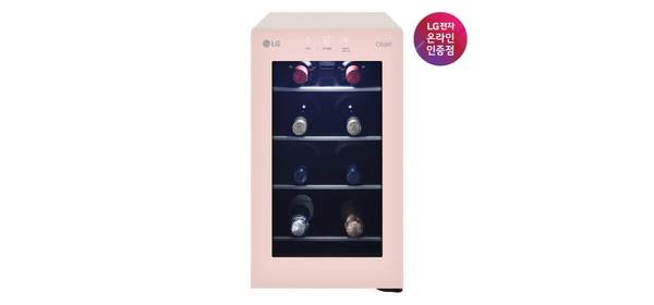 (LG전자) DIOS(디오스) 오브제컬렉션 와인셀러 미니 8병 (크리스탈핑크/W0082GPE)