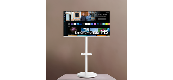 삼성전자 32인치 IPTV M5 스마트 모니터 S32CM501E 화이트+M5 전용스탠드 투인원 거치대 삼탠바이미 패키지, S32CM501, 모니터(화이트)+스탠드(화이트) 1