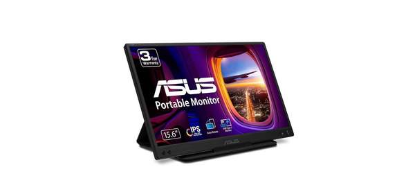ASUS 젠스크린 15.6 인치 포터블 USB 모니터 MB166C, 40.6cm(16인치) 1