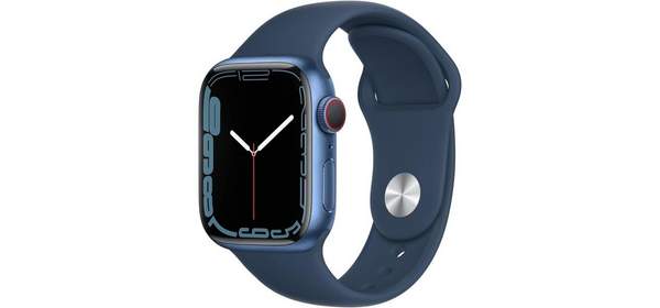 Apple Watch 시리즈 7GPS 41MM 스타라이트 스포츠 밴드가 있는 알루미늄 케이스프리미엄 리뉴얼