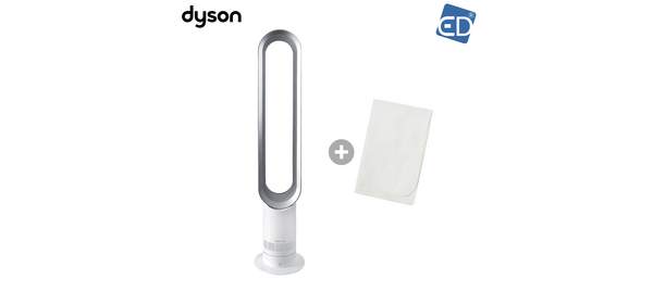 [국내AS 정품] 다이슨 쿨 선풍기 타워형 AM07 (화이트/실버) +포켓융 /ED