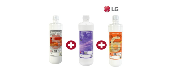 LG 디오스 얼음정수 냉장고 필터세트 J789S35 J813MC35, 1.기본세트 1