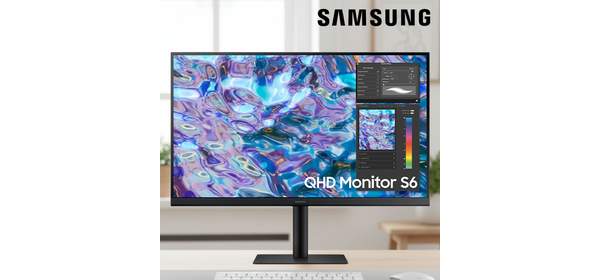 삼성전자 27인치 QHD 컴퓨터모니터 IPS S27B610 광시야각 75Hz 피벗 세로모니터 다기능스탠드, LS27B610EQKXKR, 68.4cm