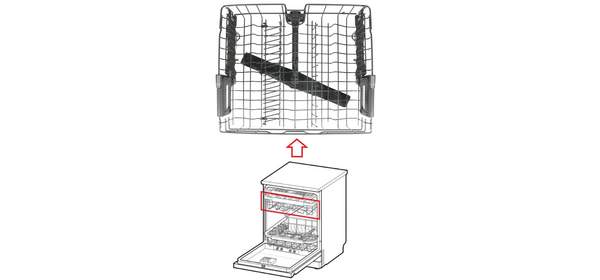 LG 정품 식기세척기 상단 바구니 단품 DUE5BGL2 DUE5BGL2E DUE5MBL2 DUE5MBL2E DUE5ST DUE5STE, AHB73129967