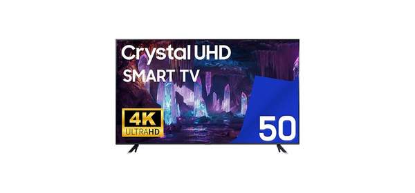 삼성전자 50인치 슬림베젤 UHD 4K 스마트 LED TV OTT 어플 미러링 지원 50CU7000, 고객직접설치, 스탠드형, 50인치 / 127cm 1