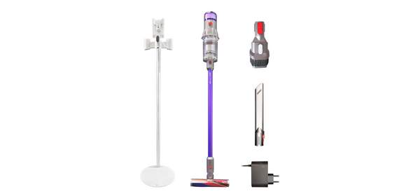 다이슨 V12 오리진 플러피 진공청소기 국내정품 [충전거치대 포함] + 보관백 세트 HV, 퍼플/퍼플, 586159-01