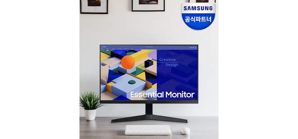 삼성전자 60.4cm LED 슬림베젤 모니터, 1.S24C310 삼성전자 신제품, 61cm